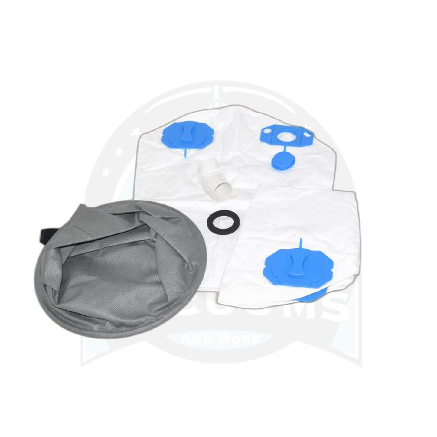 Modern Day Paper Bag Upgrade Kit 3-Pack with Cloth Filter and Adapter
