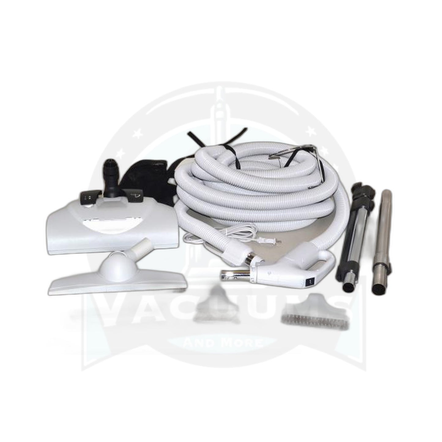 Deluxe Central Vacuum Kit - 35 Ft Plastiflex Hose with EBK360 Power Nozzle