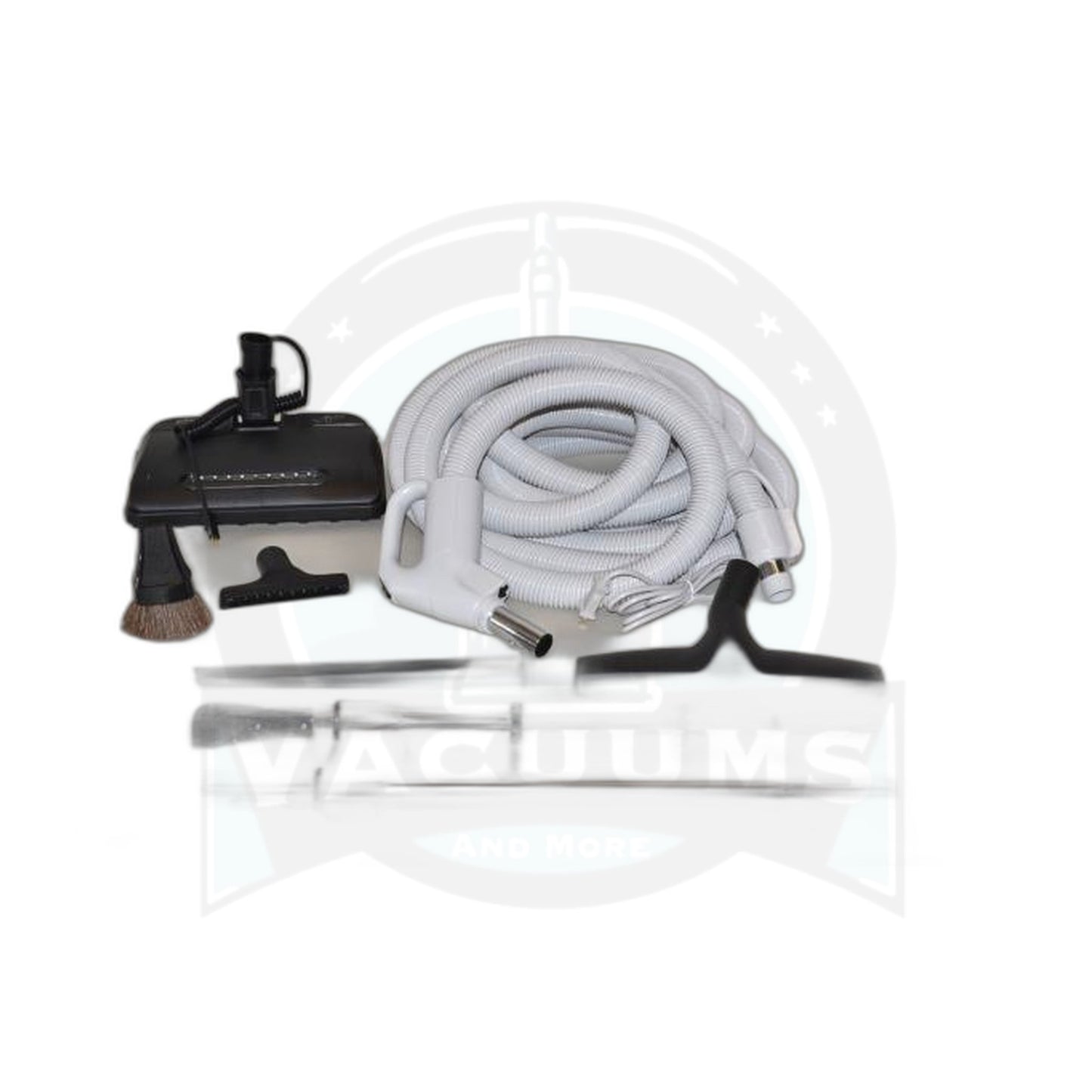 Central Vacuum Kit with T5 Power Nozzle and 35 Ft Pigtail Electric Hose