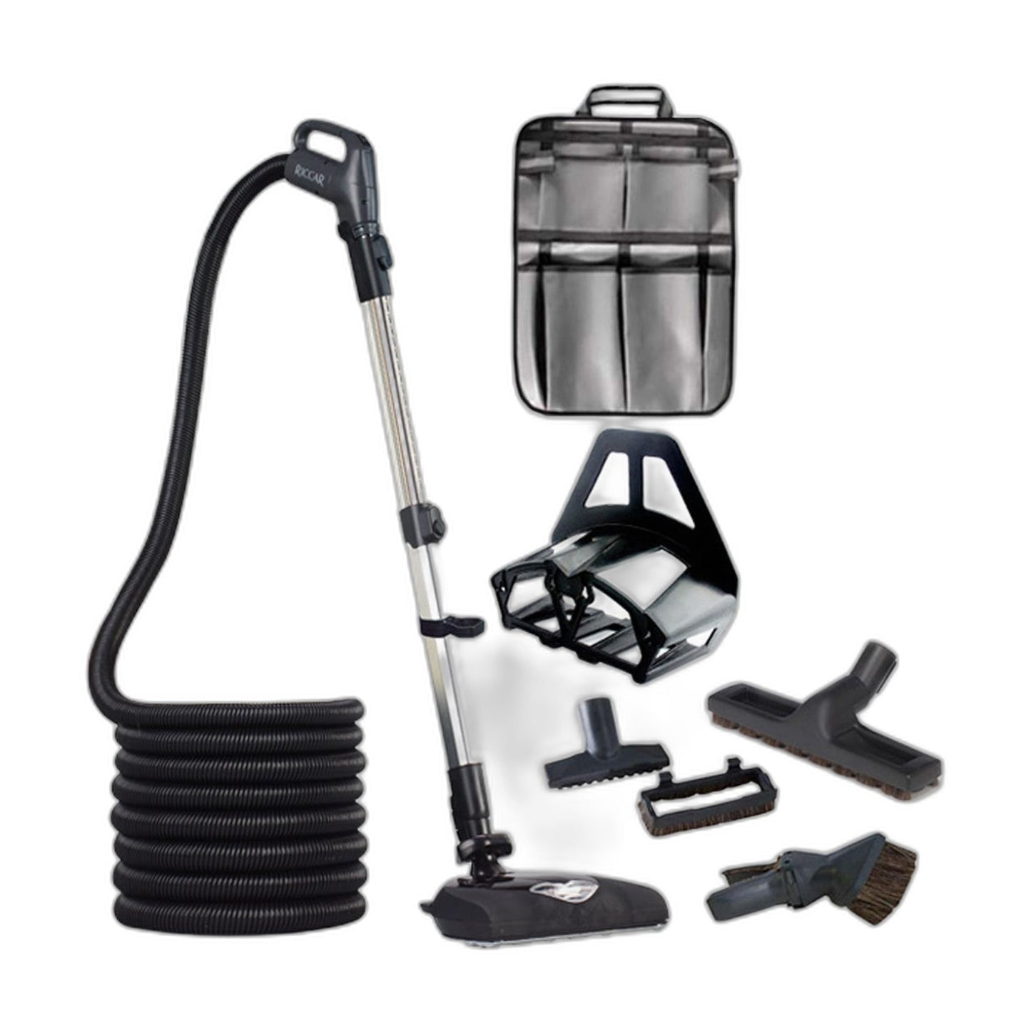 Riccar Central Vacuum Deluxe Attachment Kit with 35 ft. Hose