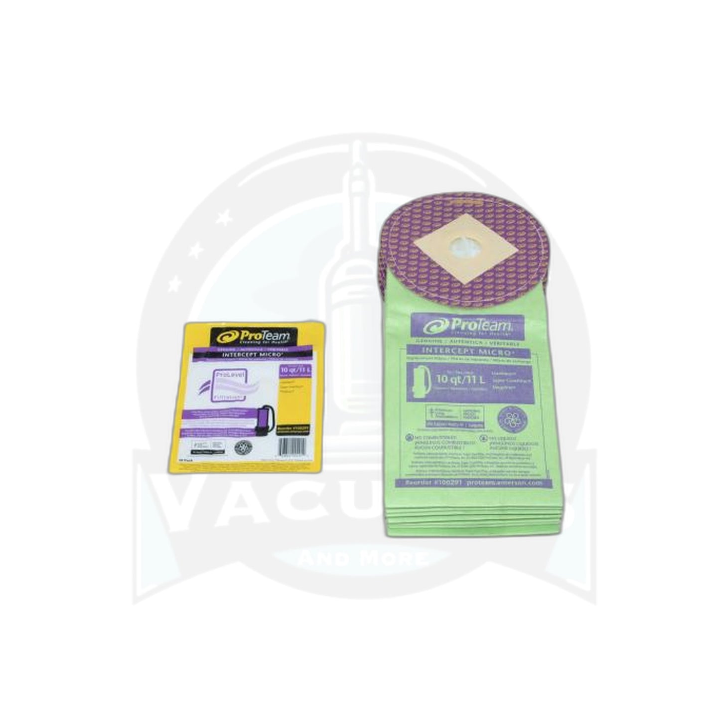 ProTeam Micro Filter Paper Bags - 10 Pack (LineVacer) - ProTeam