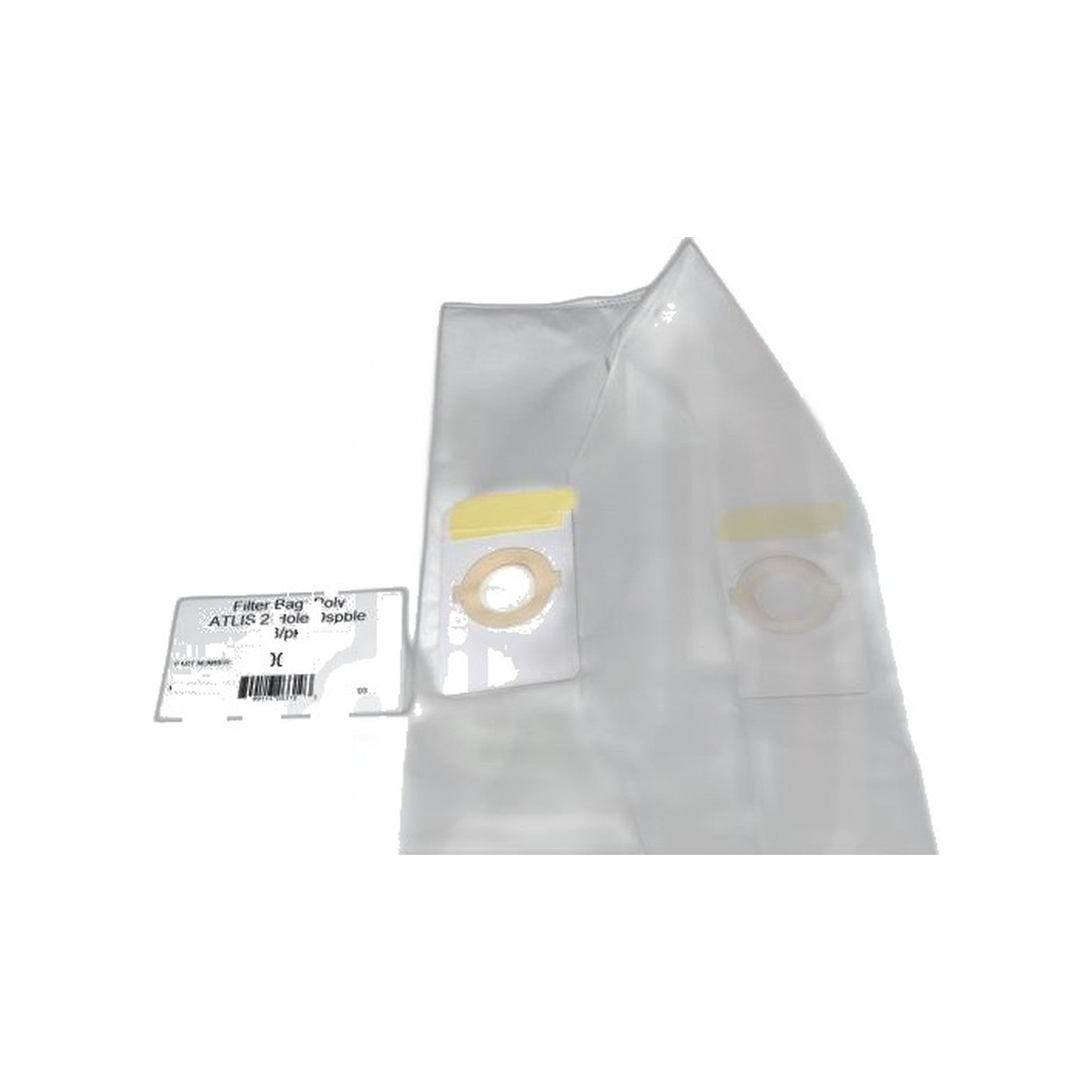 Central Vacuum 2-Hole Filter Bags 3-Pack - Beam/Electrolux (ATLIS Synthetic)