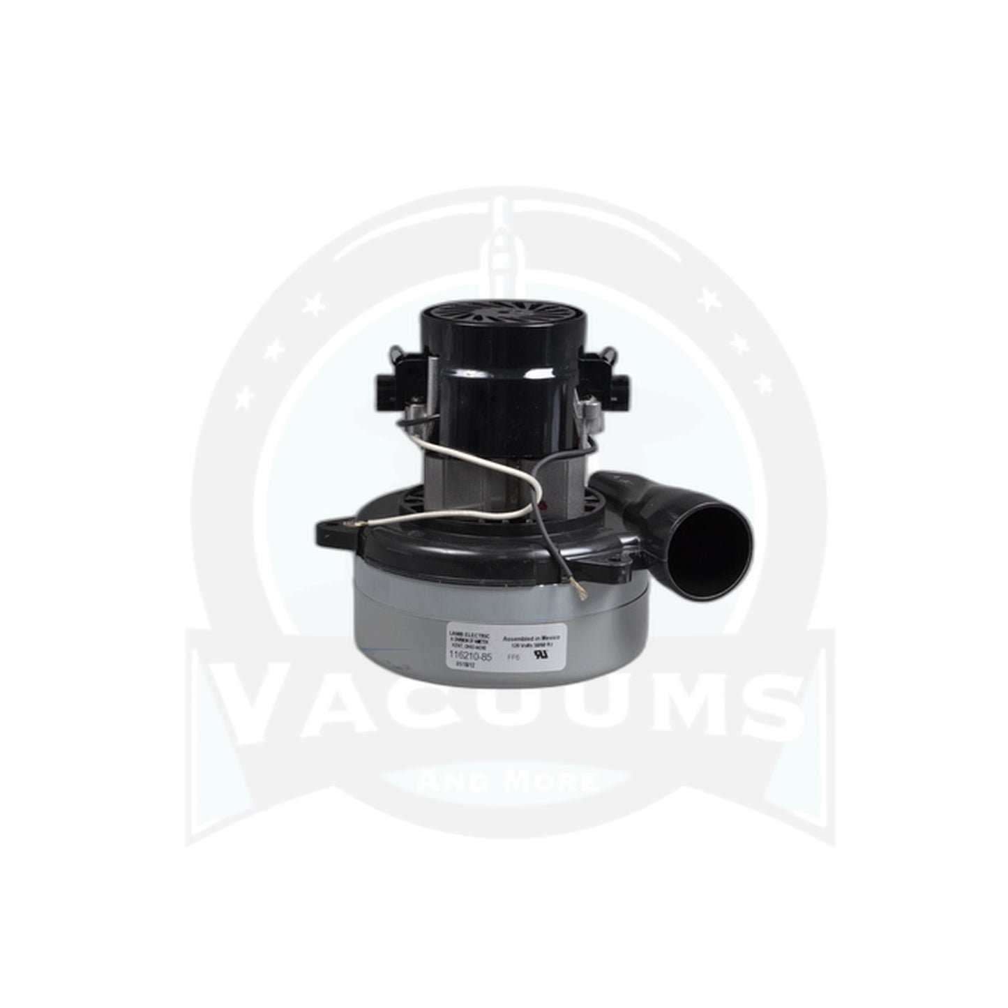 Motor - Ametek Lamb 116210-85, 2-Stage Bypass 5.7" with Horn