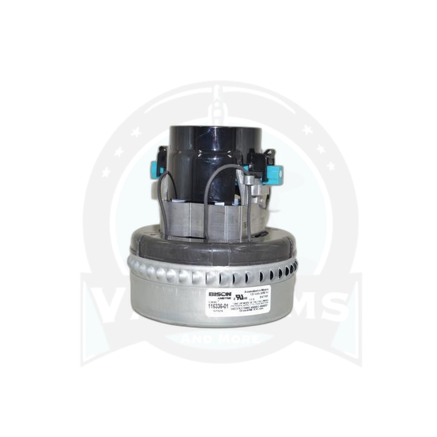 Ametek Lamb 5.7" 2-Stage Bypass Motor - 83" Water Lift, 94 CFM, 274 Air Watts - Lamb