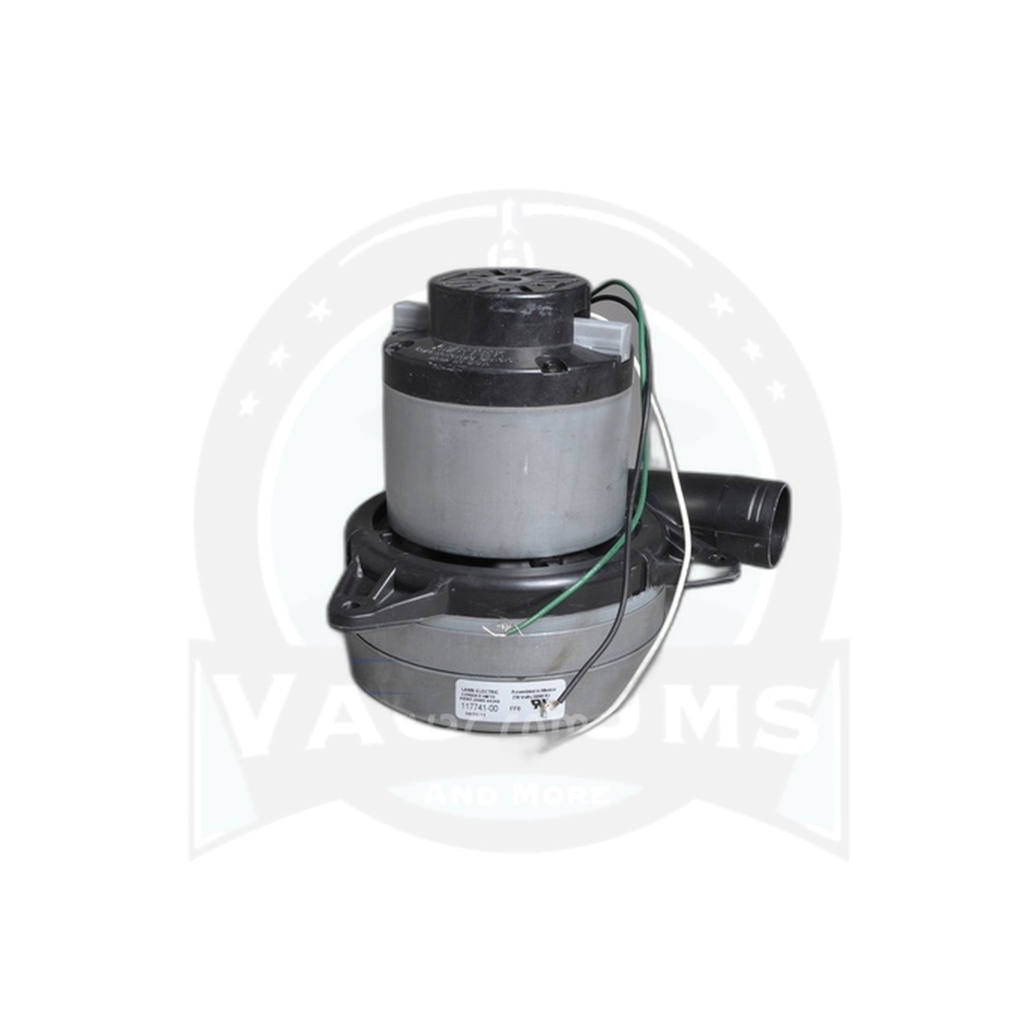 Lamb Motor - 3-Stage, 230V, 7.2" Through-Flow