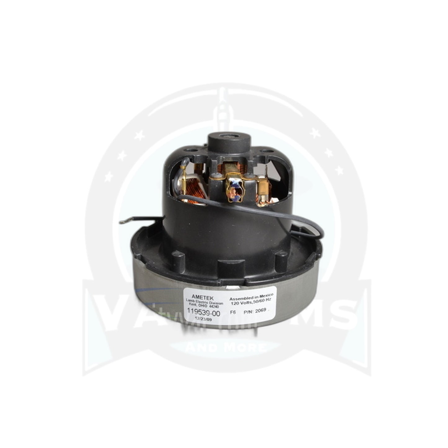 Motor - Ametek Lamb 119539-00, 1-Stage 5.7", Fits Kenmore Progressive Canister