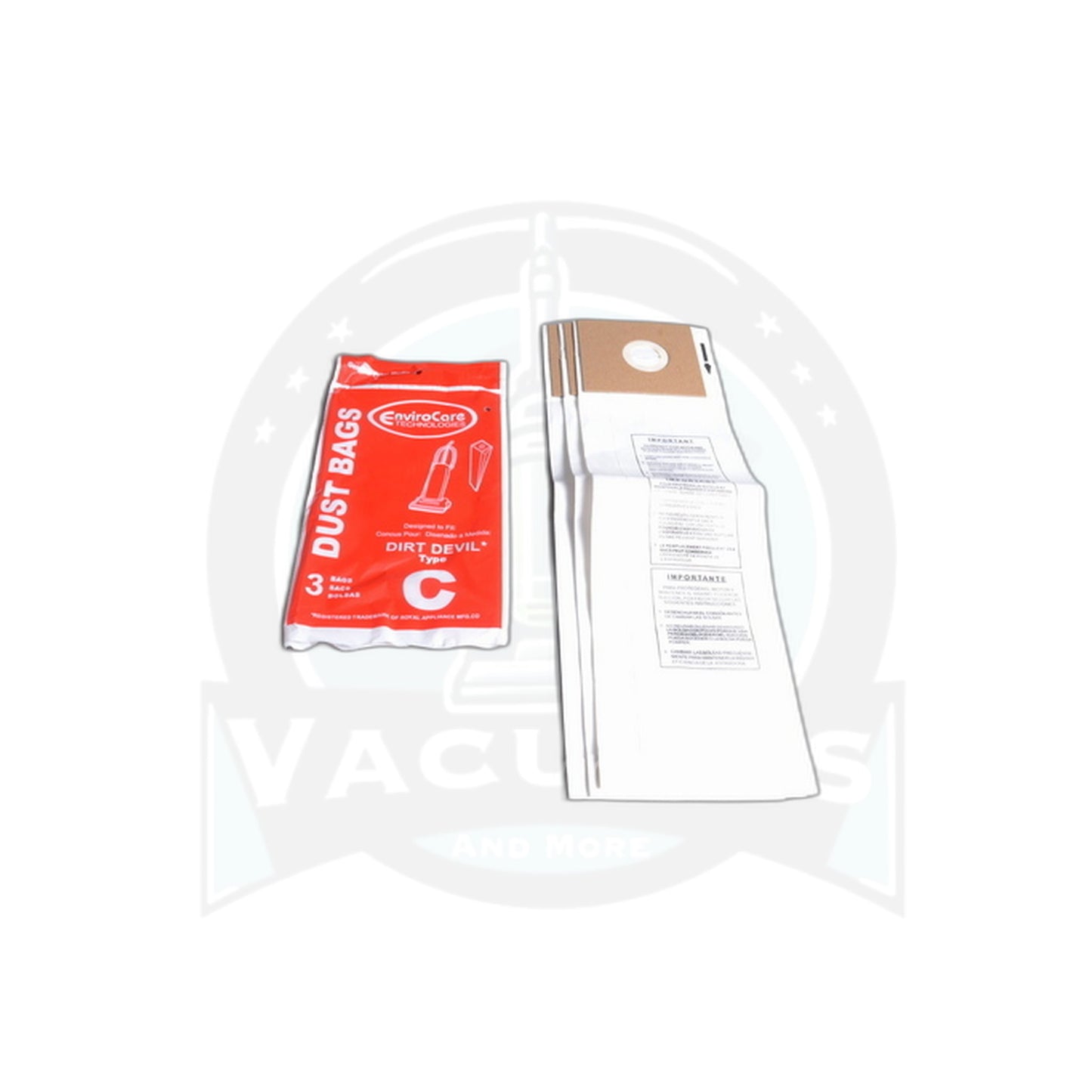C Upright Paper Bags - Royal D7200 - 3 Pack - Royal