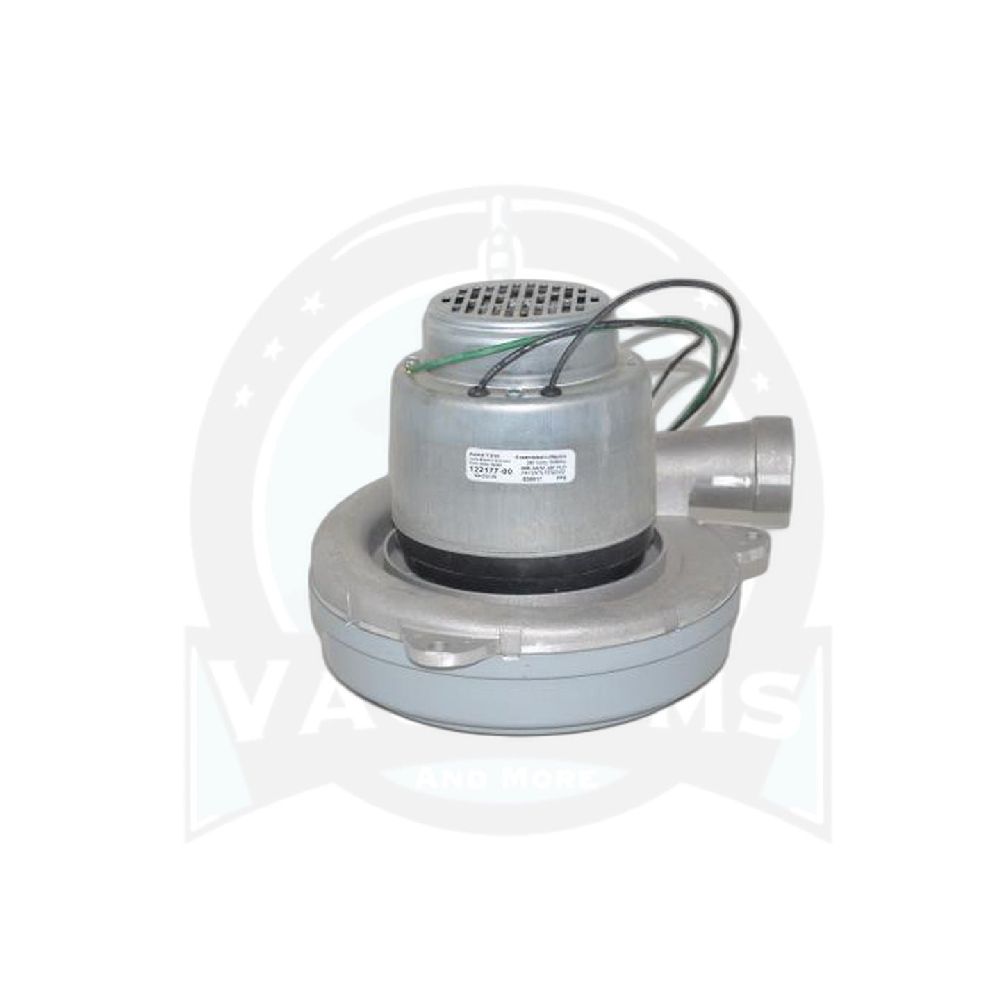 Ametek Lamb 240V 2-Stage Bypass Vacuum Motor - 8.4 Inch - Lamb