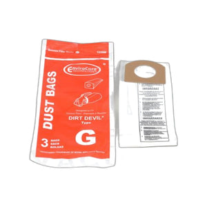 Dirt Devil G Hand Vacuum Envirocare Replacement Paper Bags - Royal - 3 Pack