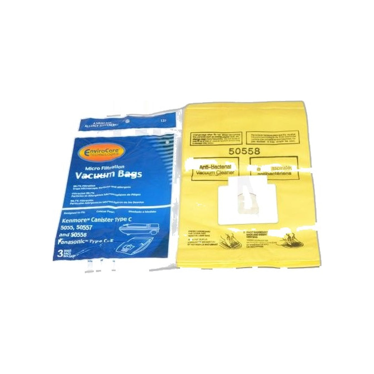 Kenmore Micro Paper Bags - Type C/Panasonic C-5, 3-Pack