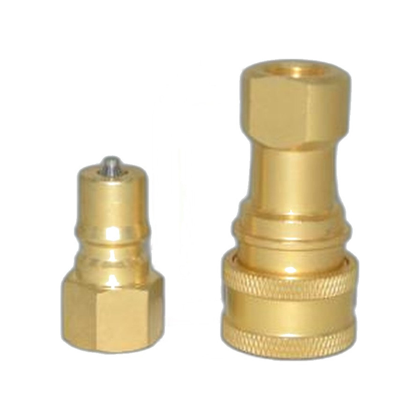 Quick Connect Brass Coupler Set 1/4" Male and Female - Commercial