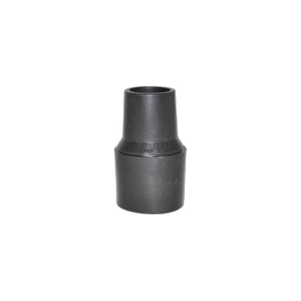 Reducing Hose Cuff - Black, 1-1/2" to 1-1/4", All Plastic