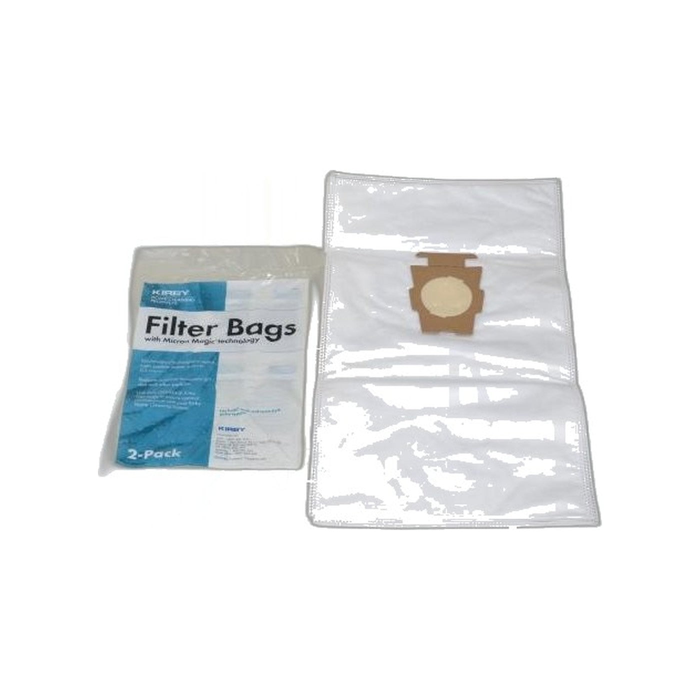 Kirby Universal F Allergen Paper Bags - 2 Pack, Upright Fits Gen 3 Through Sentria II