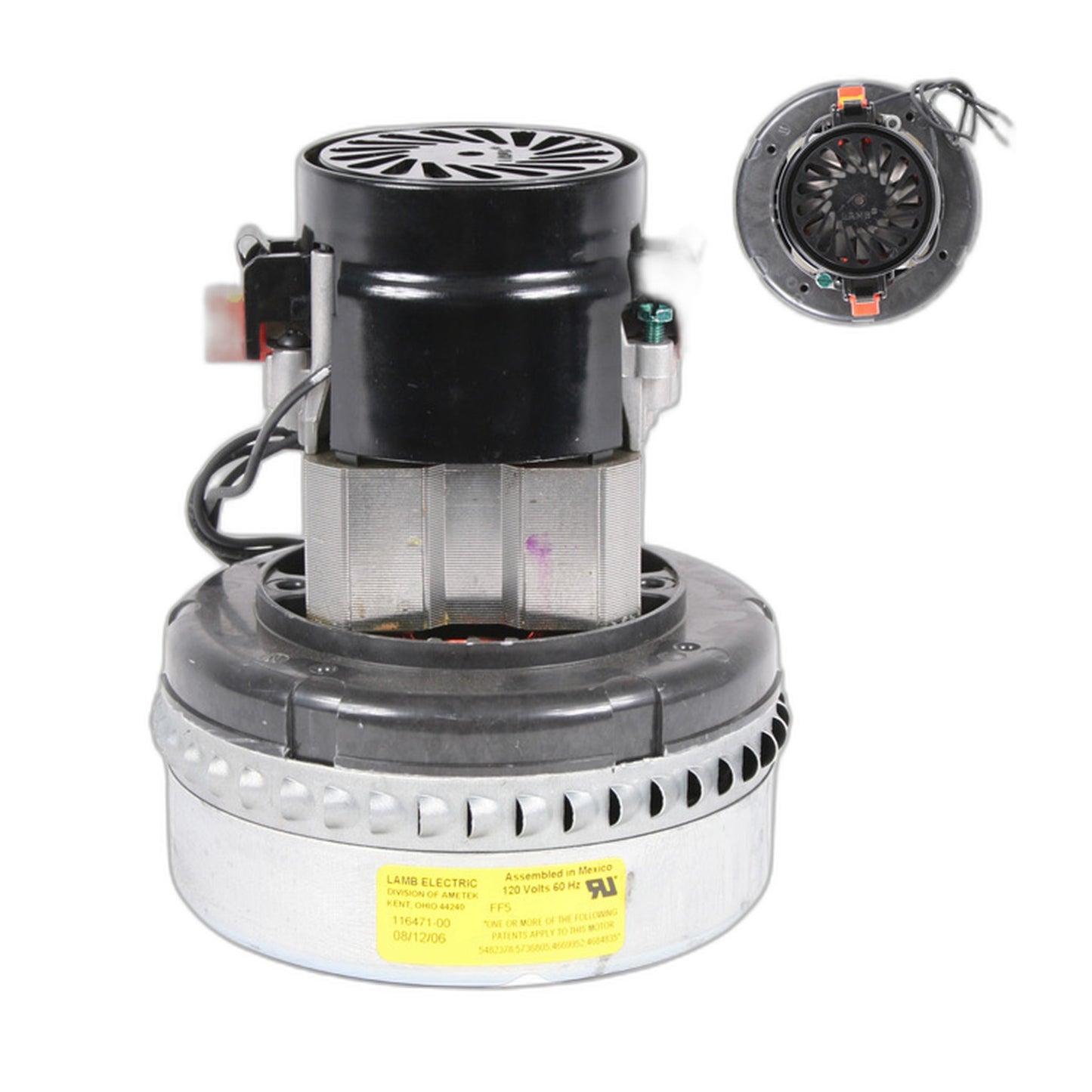 Lamb Ametek 116471 High-Performance Central Vacuum Motor