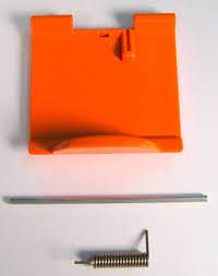 Access Door with axle and spring, for ET-1 and ET-2 (orange)