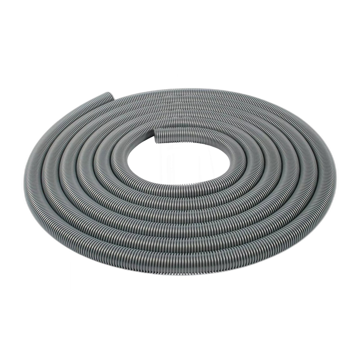 50' x 1-3/8" Crushproof Central Vacuum Hose, Silver