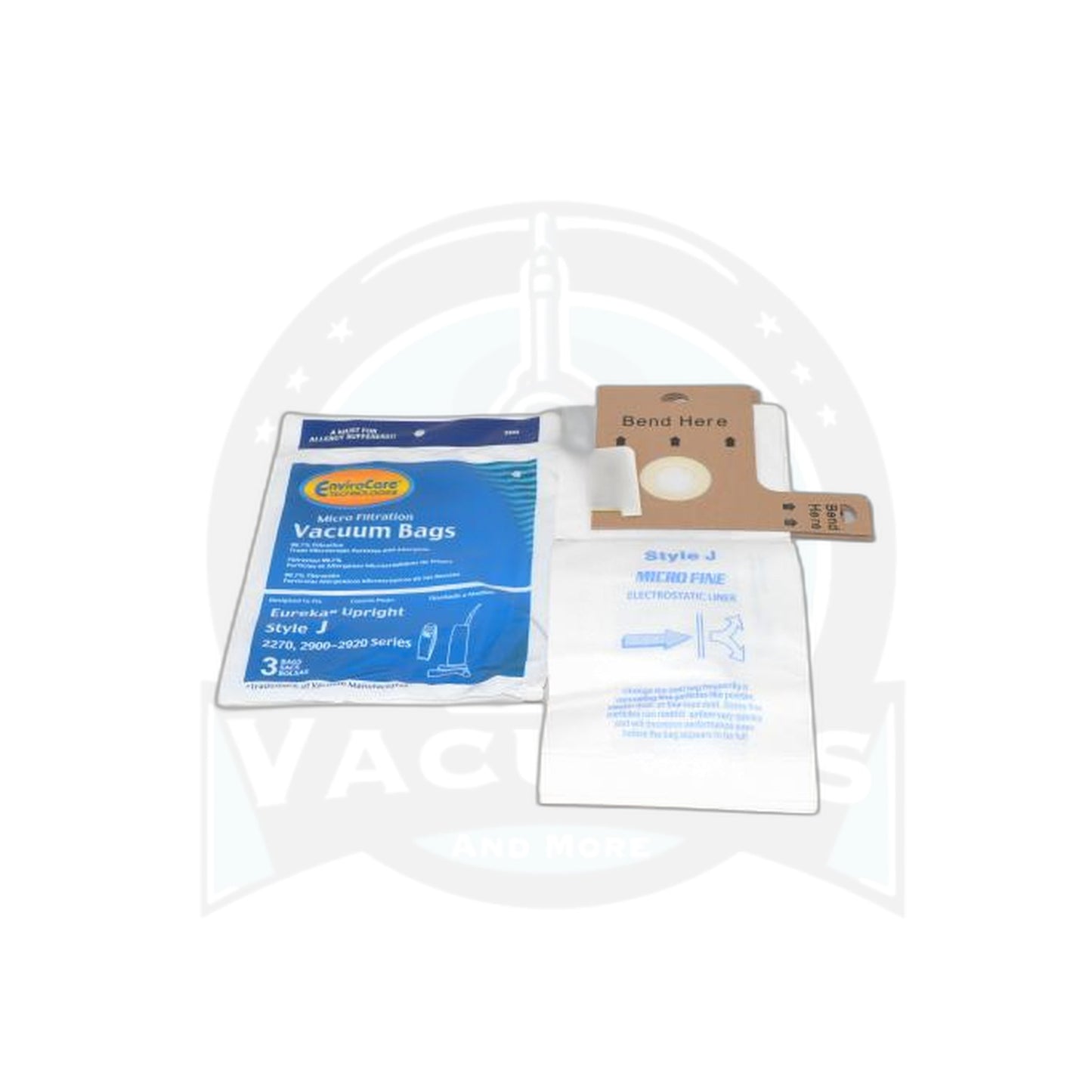 Eureka J Upright Micro Paper Bags - 3 Pack - Eureka