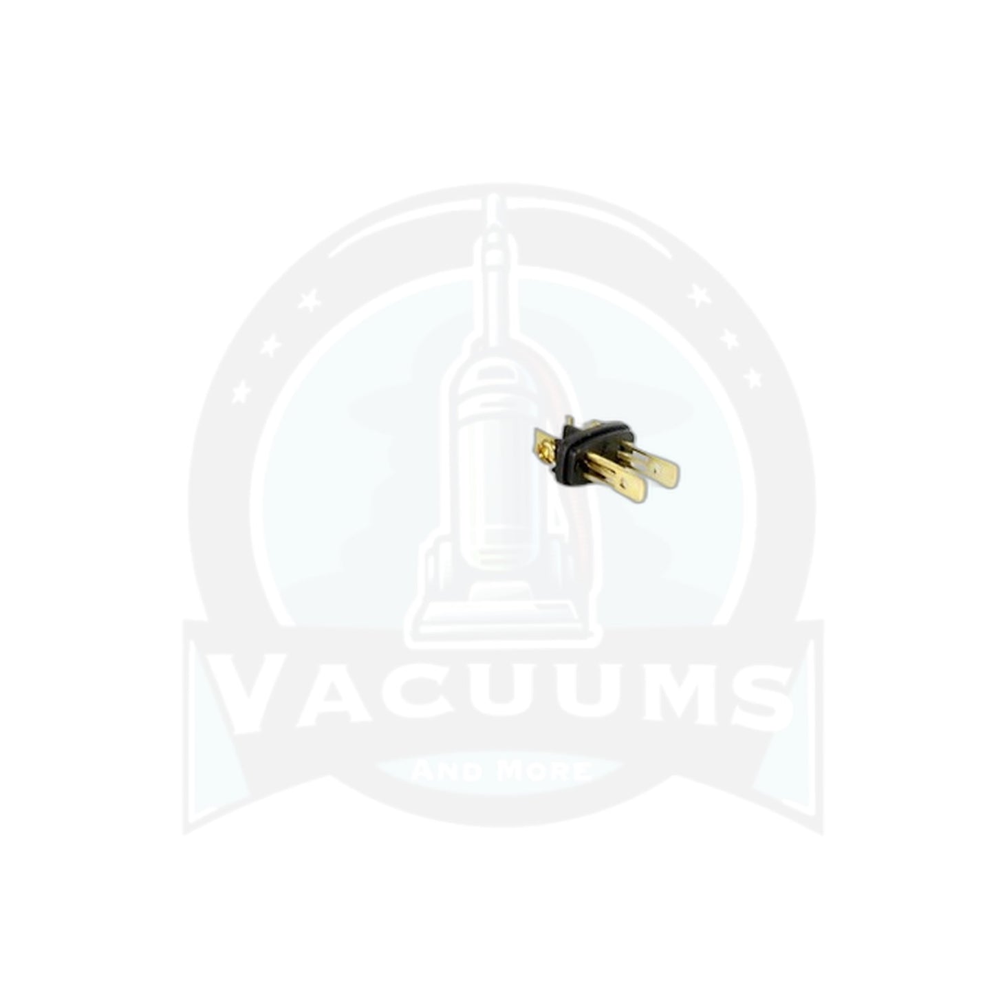 Fitall Male Plug, 2-Wire, White — Universal Vacuum Cord End