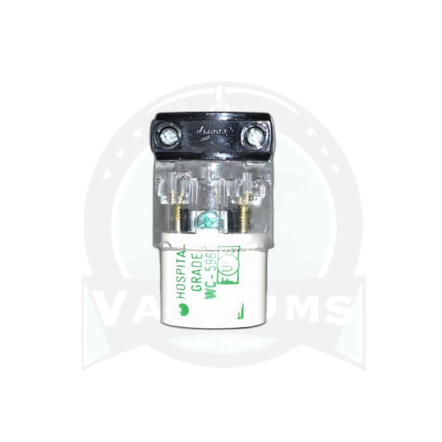 Hospital Grade Female Plug 3-Wire - Fit All Commercial Vacuums - Fit All