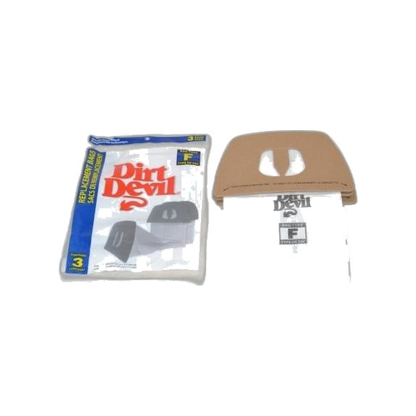 Dirt Devil Type F Vacuum Bags - 3 Pack