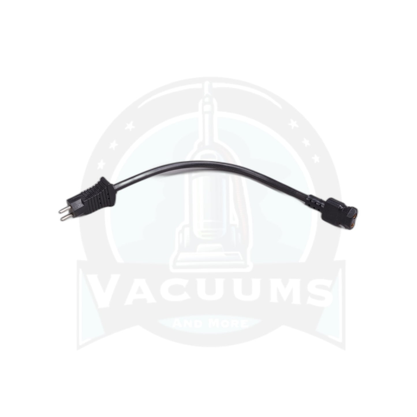 Pigtail Cord - Filter Queen Power Nozzle, 11" Male/Female, Black - Plastiflex