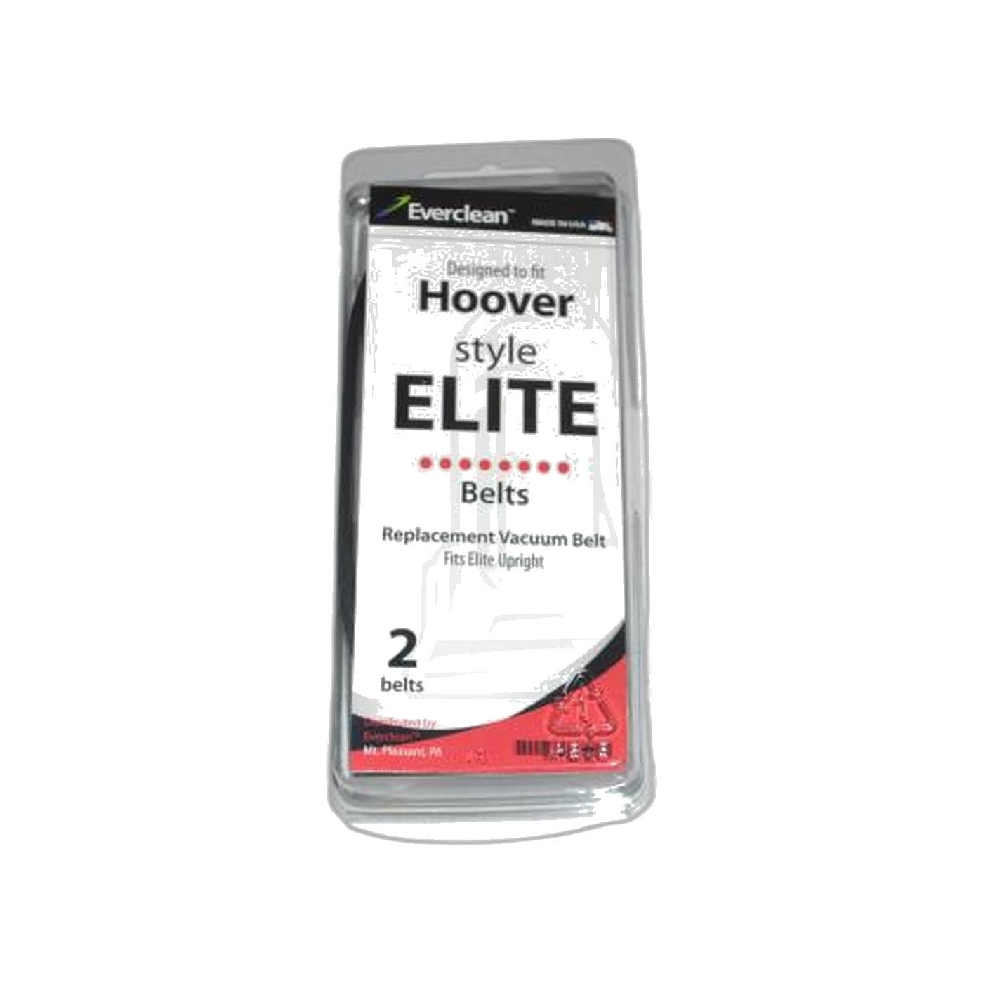 Hoover Elite Upright Vacuum Flat Belt 2-Pack