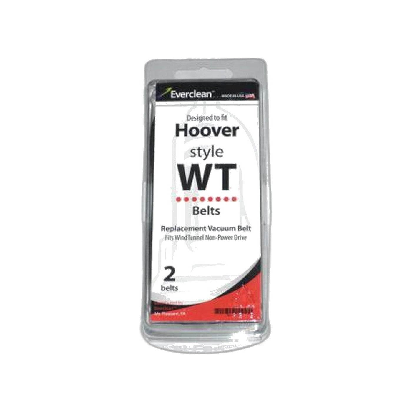 Hoover WindTunnel Upright Belt (2 Pack) - Flat Belt Replacement