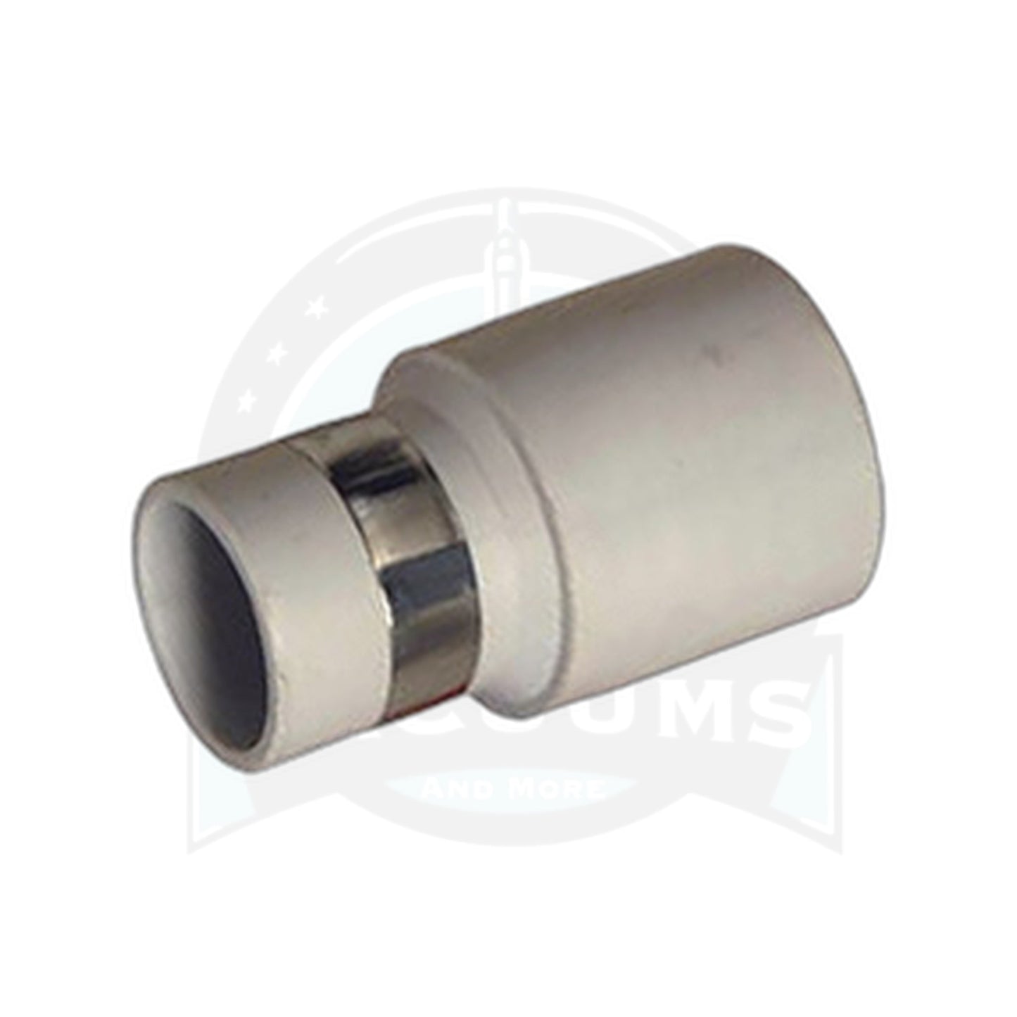 1-3/8" Metal-Banded Swivel Crushproof CV Hose Cuff, Pearl