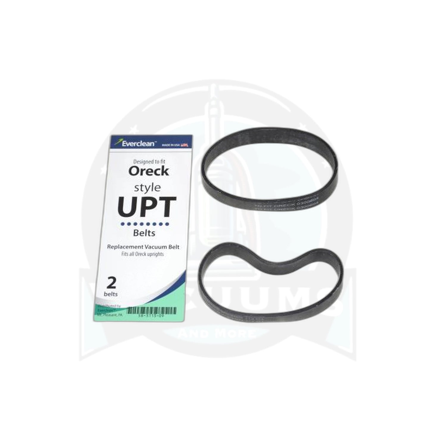 Oreck XL Upright Vacuum Belts - 2 Pack