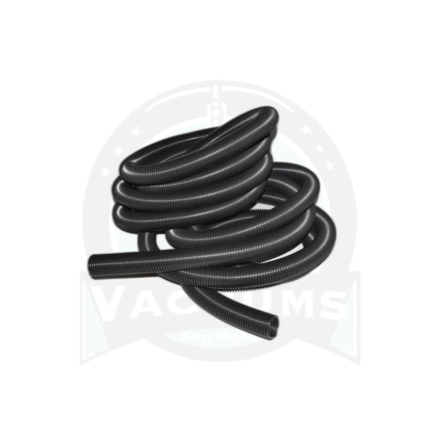 1 1/4" x 35' Crushproof Central Vacuum Hose - Black - Vacuums and More