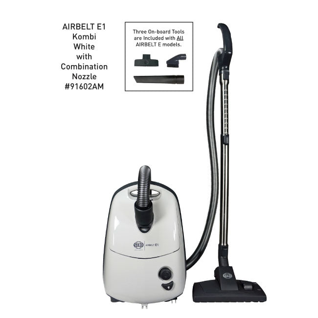 AIRBELT E1 Kombi, with combination nozzle-8351GS (white)