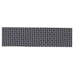 AIRBELT Textile, for D, K, and C, with 6048GS and 8034GS clips (black/silver, ovals)