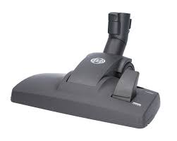 Combination Floor Nozzle, optional for all canisters (gray black). Smaller head, one wheel, and plastic bottom plate