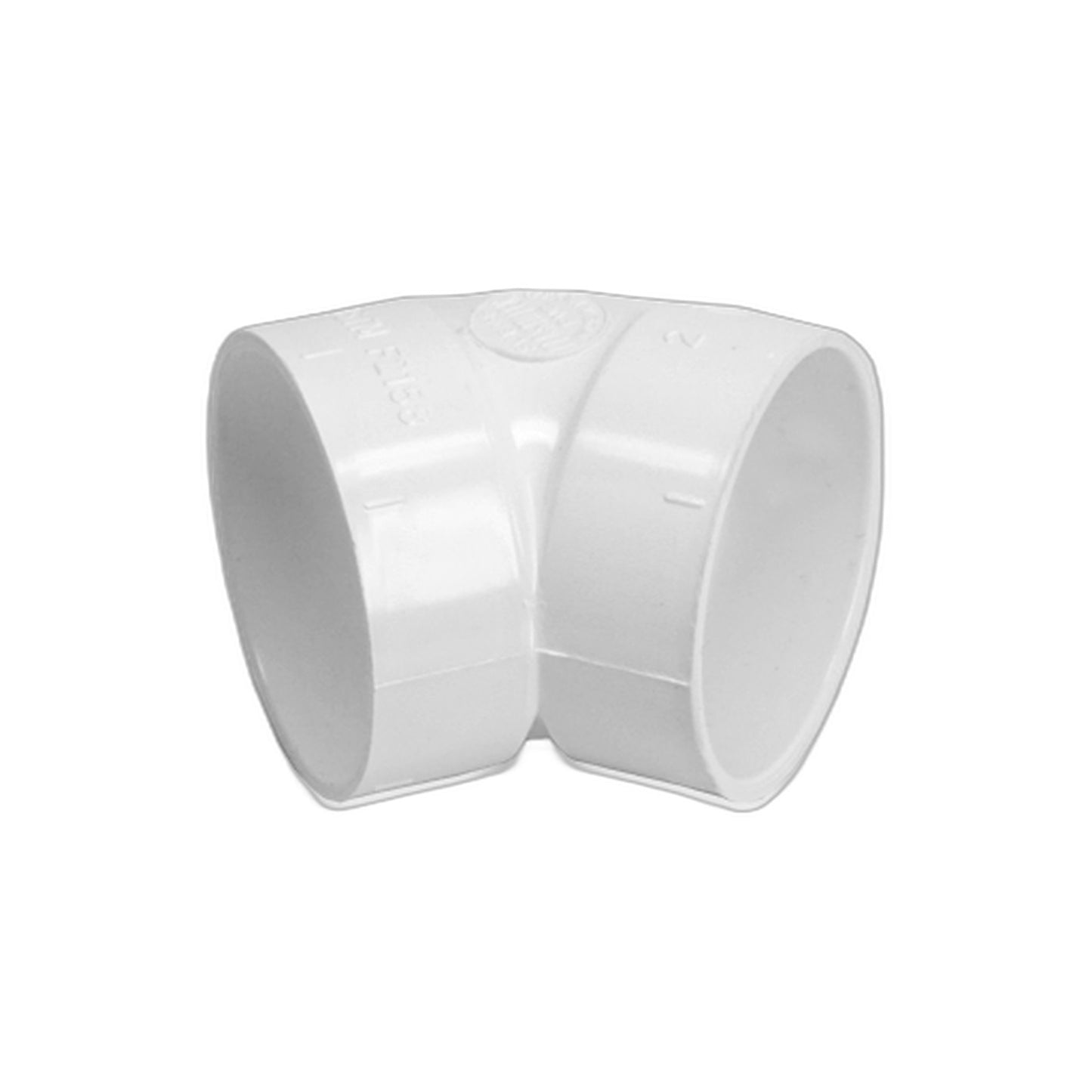 45 Degree PVC Central Vacuum Connector