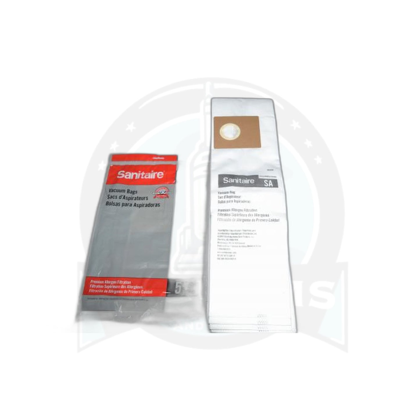 Sanitaire Style SA Allergen Dust Bags for SC3700A Commercial Canister - 5/pk - Eureka