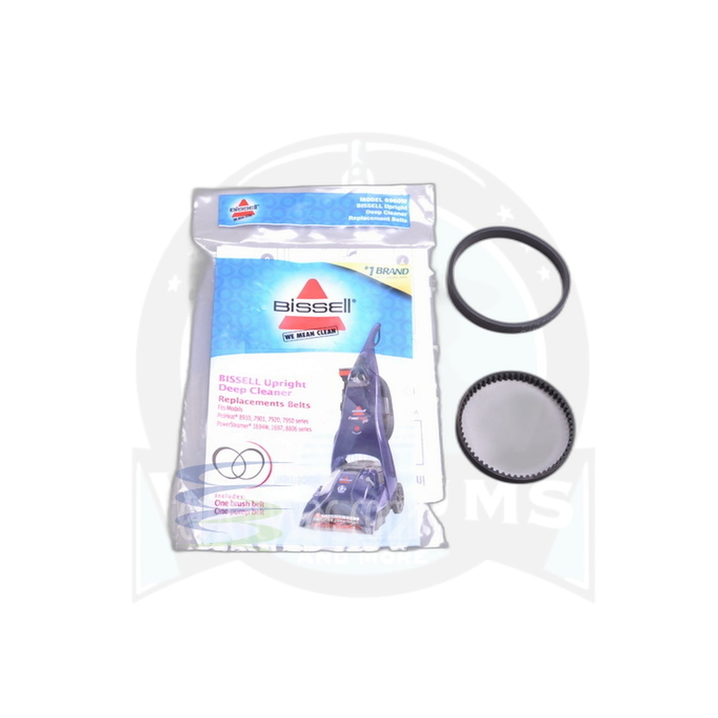 Bissell ProHeat Belt Accessory Pack - 1 Flat & 1 Geared Belt