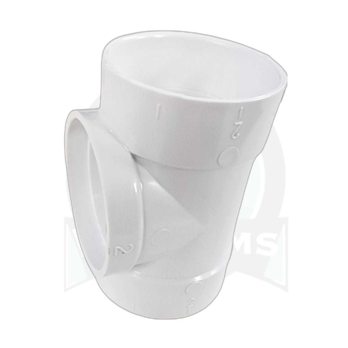 Hayden / VacuLine Short Tee with Short Socket for Central Vacuum Tubing