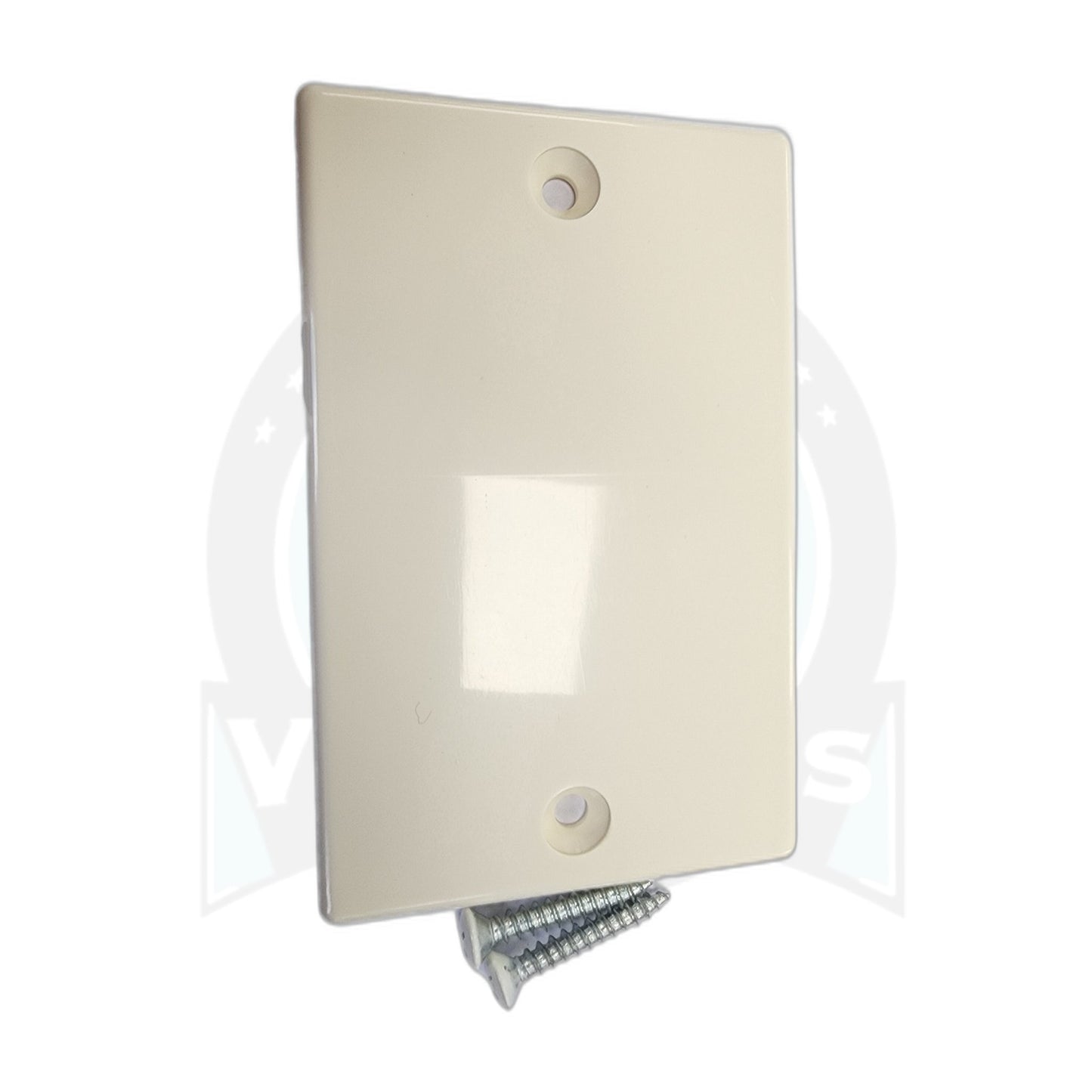 Vaculine-Style Valve Temporary Cover Plate, Almond