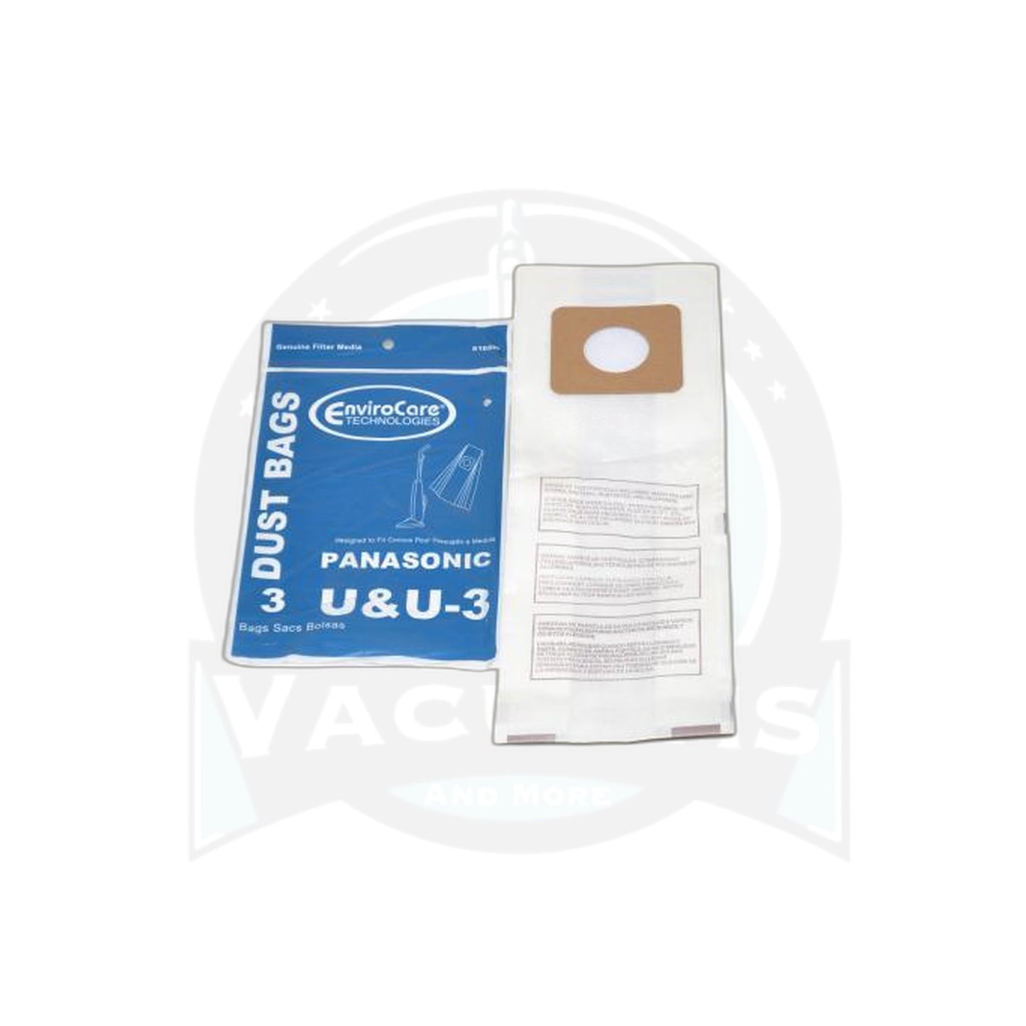 Upright Paper Bags - Panasonic U-3 - 3 Pack - Panasonic