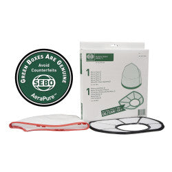 SEBO Filter Set - D2/D4 Series (Hospital Grade + Pre-Motor Filter) - SEBO