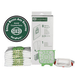 Service Box E (1 piece), 8 bags, microfilter, and exhaust filter