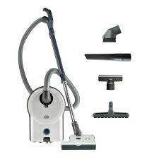 AIRBELT D4 Premium, with dual-control handle, ET-1, and parquet brush (white)