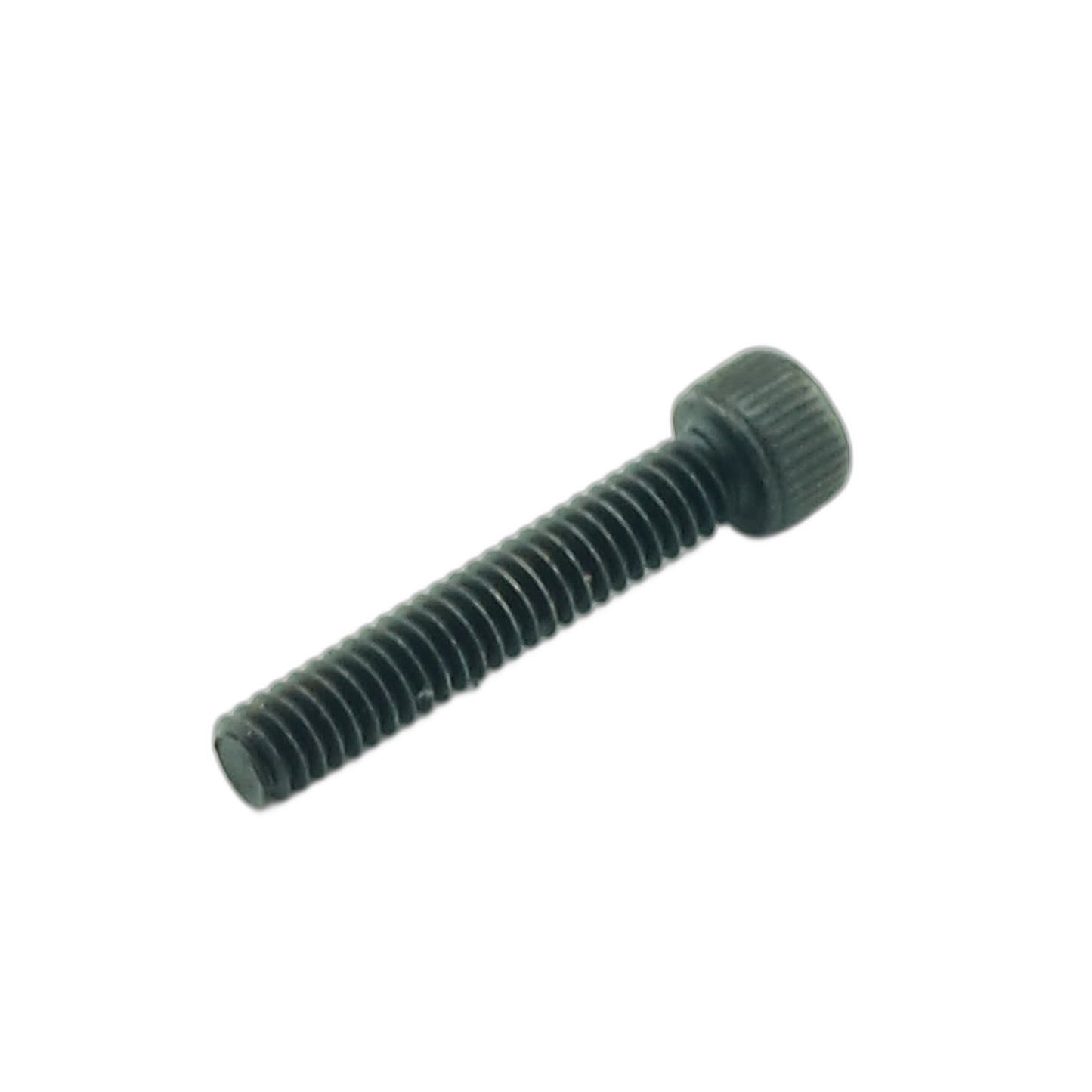 Riccar Axle Screw, 2-56 x 1/2 in. Black Alloy Countersunk