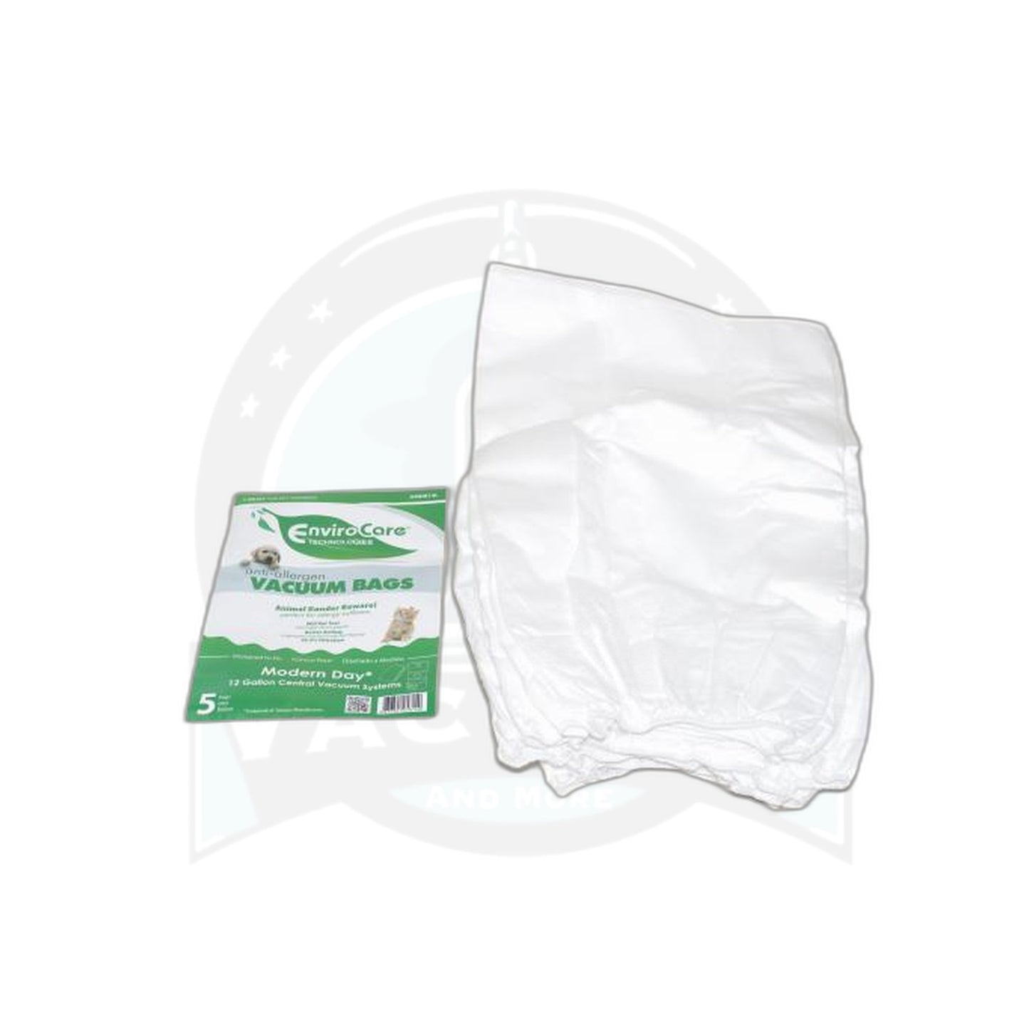Modern Day Allergen Paper Bags - 5 Pack, 12 Gallon