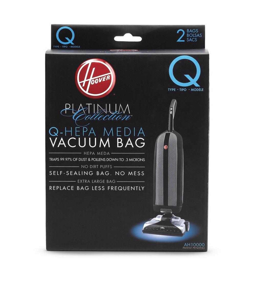 Hoover AH10000 Type Q HEPA Bags, 2 Pack