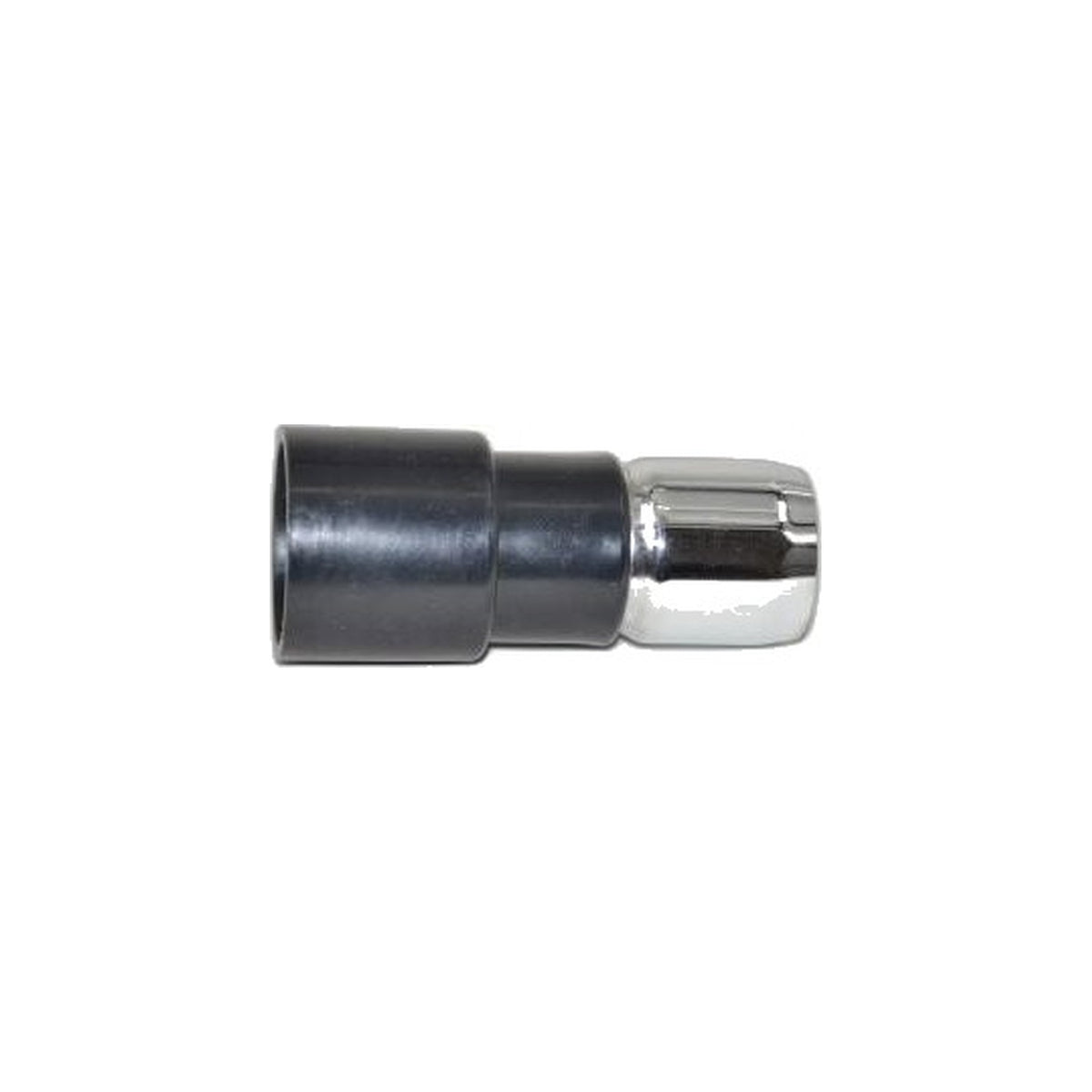Fit All Crushproof Central Vacuum Wall Adapter - Black Cuff