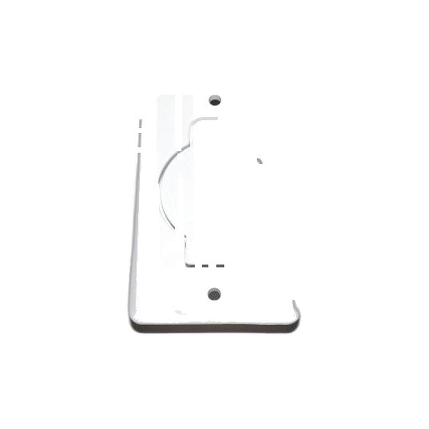 Plastiflex Inlet Valve with Round Door - White