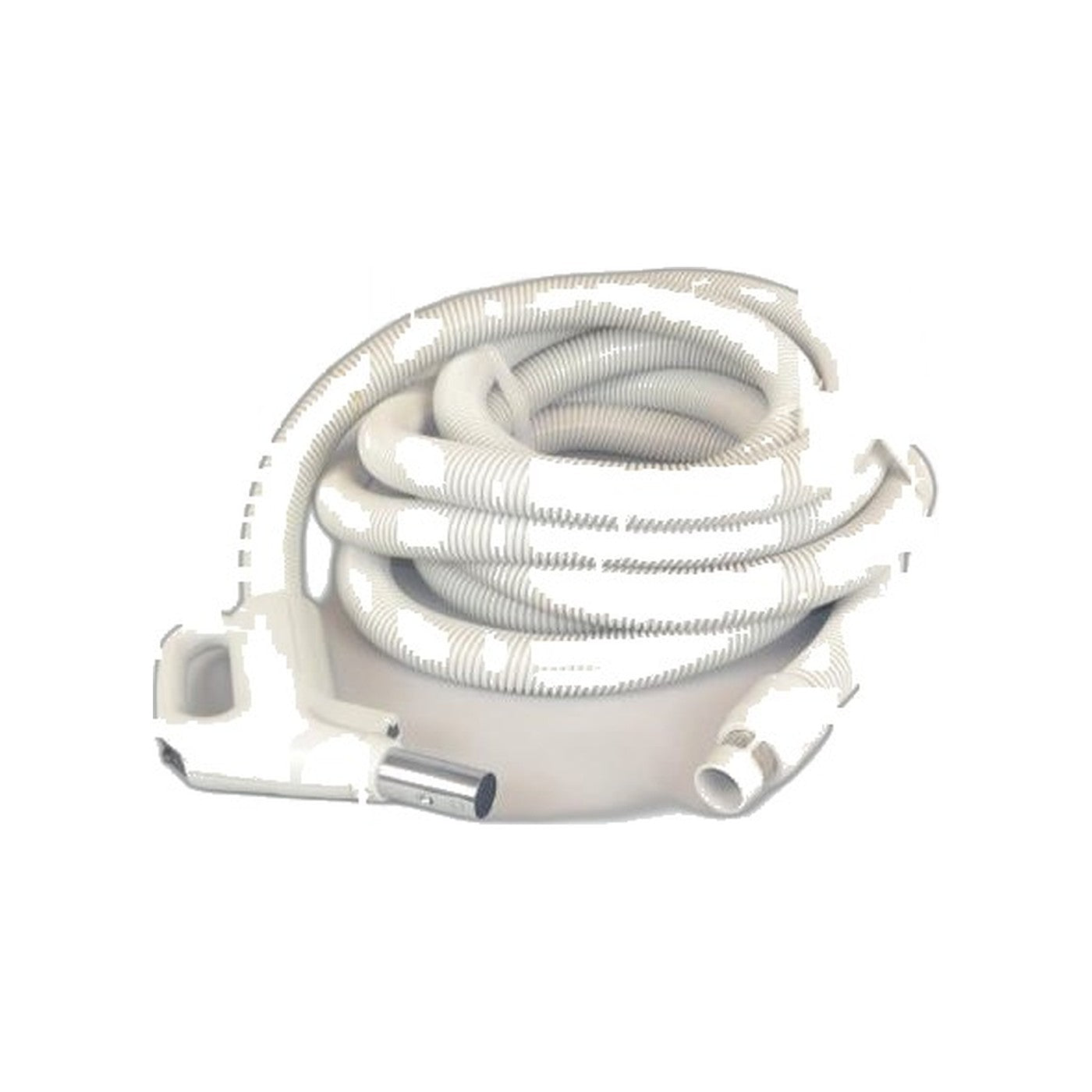 Low-Voltage Central Vacuum Hose - 25 Ft, 1 3/8", Gas Pump Handle with Button Lock