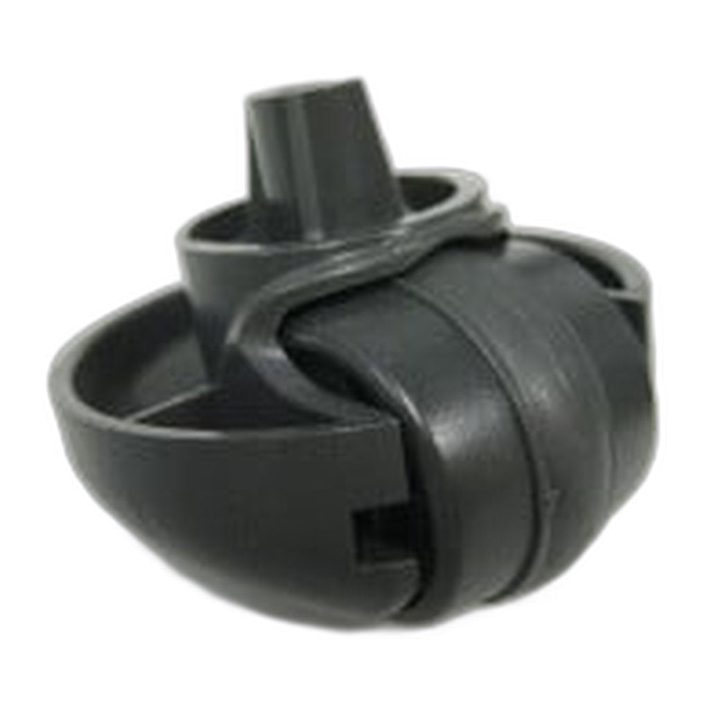 SEBO Front Castor for AIRBELT E1, E2 and E3 Canisters - Gray Black