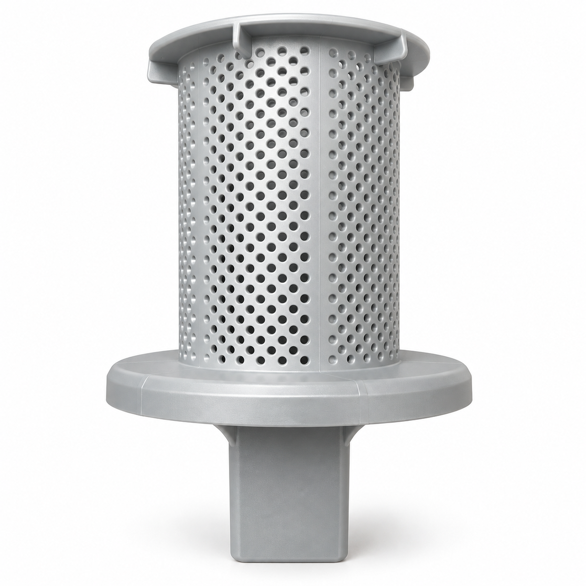 Bissell separator assembly with gray perforated cylinder and rectangular lower extension